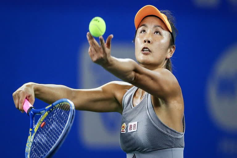 Peng Shuai  WTA suspends all tournaments in China  Women's Tennis Association  PENG SHUAI MISSING ISSUE  Zhang Gaoli  പെങ് ഷുവായ്  ചൈനയില്‍വെച്ചുള്ള മത്സരങ്ങൾ റദ്ദാക്കി ഡബ്ല്യു.ടി.എ  പെങ് ഷുവായിയുടെ തിരോധാനം
