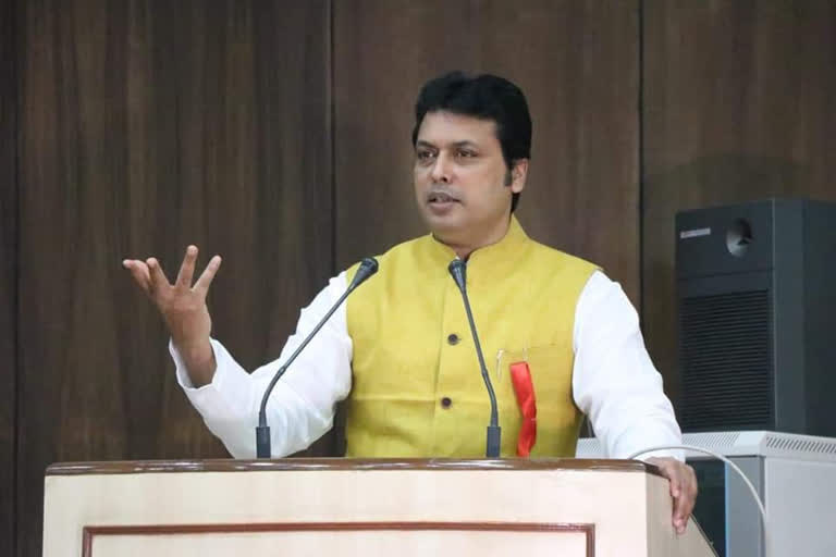 Crime rate reduced in Tripura says Chief Minister Deb