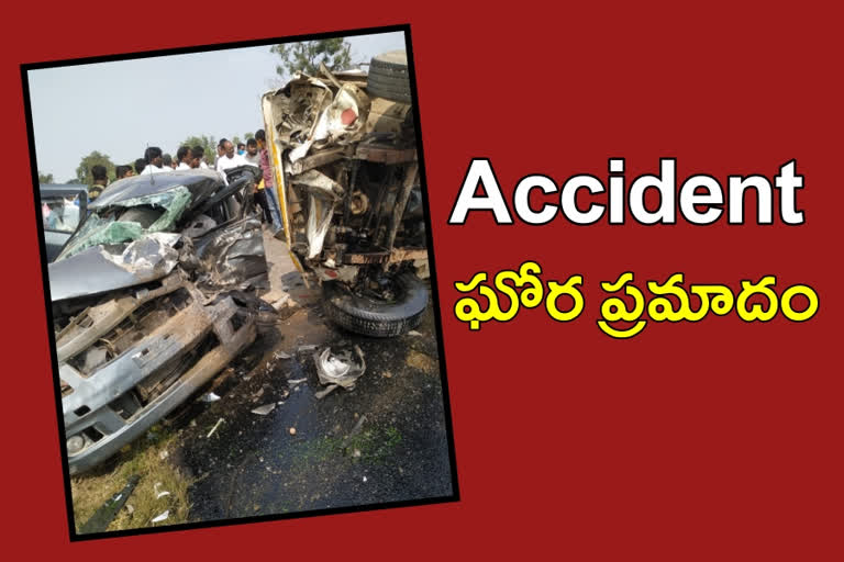 Jangaon Road accident news, road accident on national highway