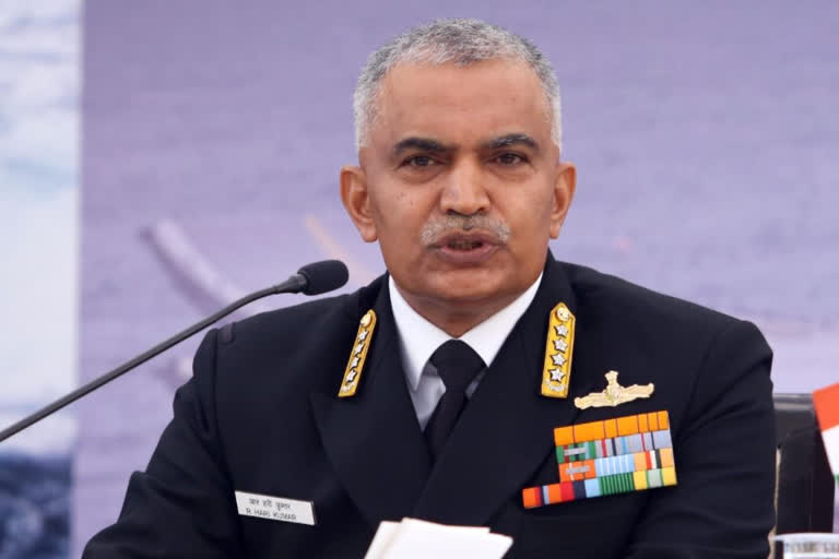 Indian Navy Chief Admiral R Hari Kumar File photo