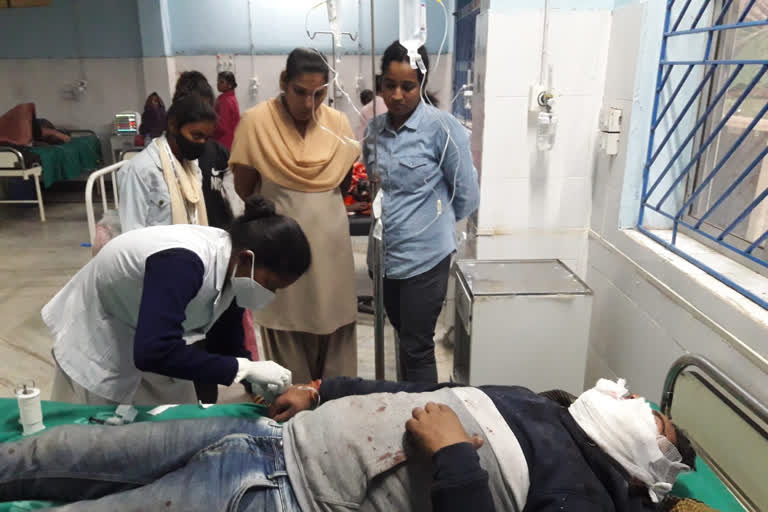 SI Abhinav Kumar injured