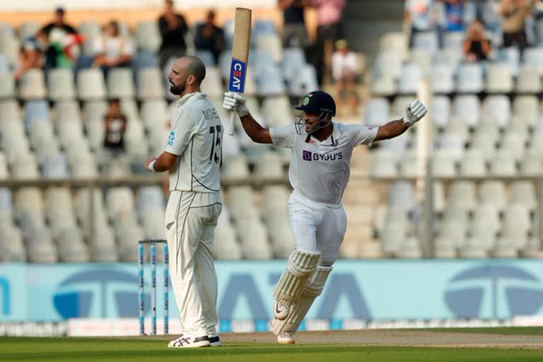 Mayank century against New Zealand