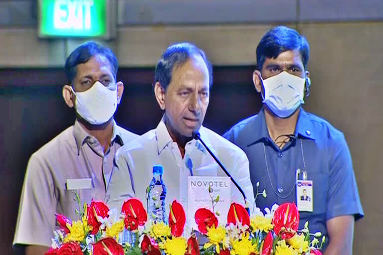 CM KCR AT IAMC Conference, CM KCR, సీఎం కేసీఆర్, ఐఏఎంసీ సదస్సు