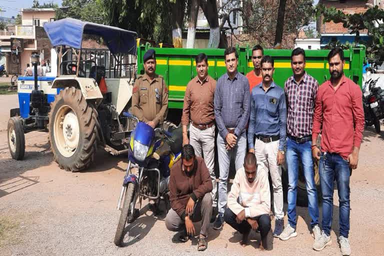 Two accused arrested for stealing trolley