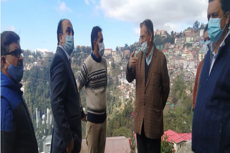 Bhardwaj inspected the area for park