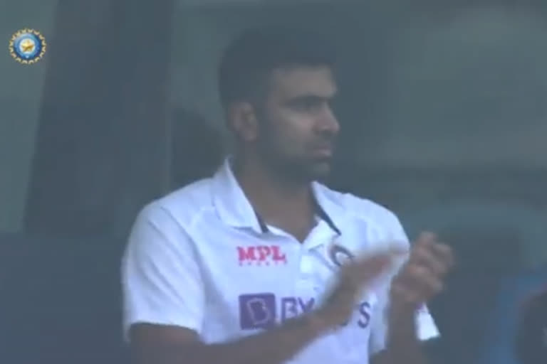 Ravichandran Ashwin applauds Ajaz Patel  Ravichandran Ashwin  Ajaz Patel  Ind vs NZ, 2ND Test  social media applauds Ashwin  അജാസ് പട്ടേലിനെ അഭിനന്ദിച്ച് അശ്വിന്‍  India vs New Zealand