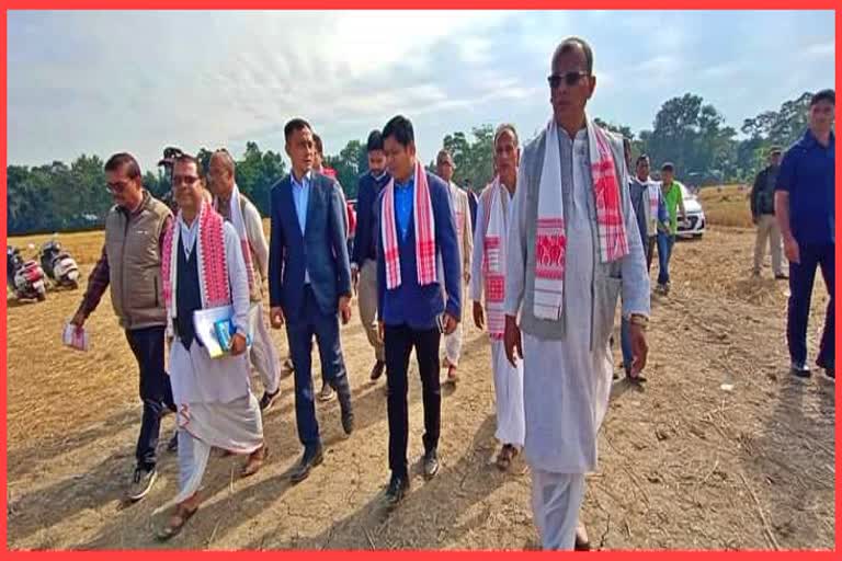 dc-visit-and-observe-the-preparations-of-srimanta-sankardev-sangha-conference-in-dibrugarh