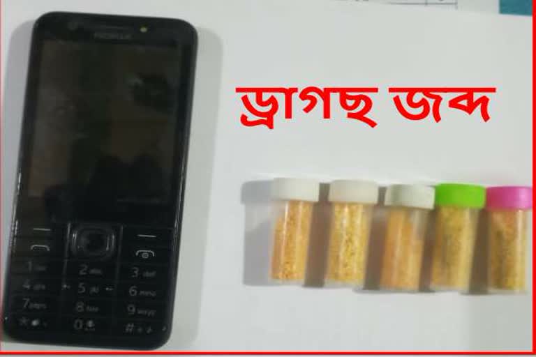 one-person-caught-with-drugs-at-geetanagar-guwahati