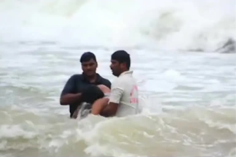 Man saved from drowning in RK Beach