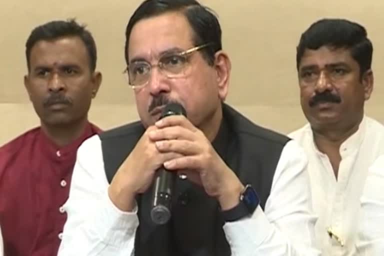 Union Minister Pralhad Joshi reacts