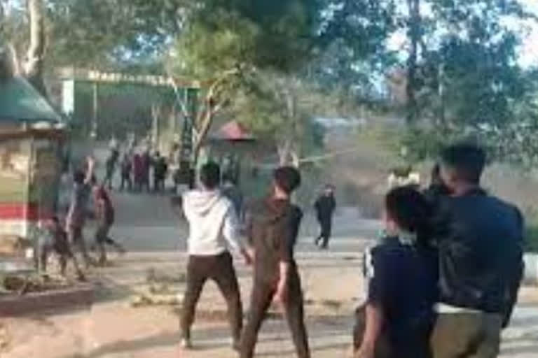 assam rifles camp vandalized in nagaland after mob killing incident