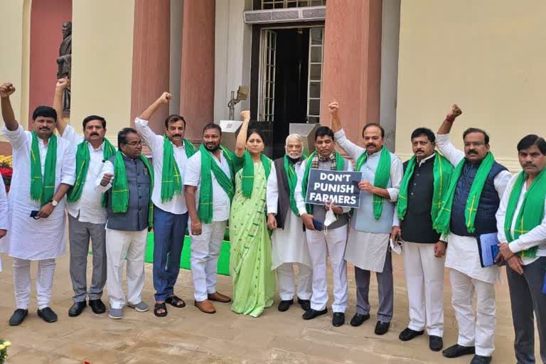 Trs MPs walkout from Lok Sabha