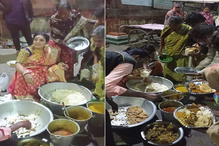 Bengal Woman Serves Leftover Food From Wedding To The Needy people, Social media applauds