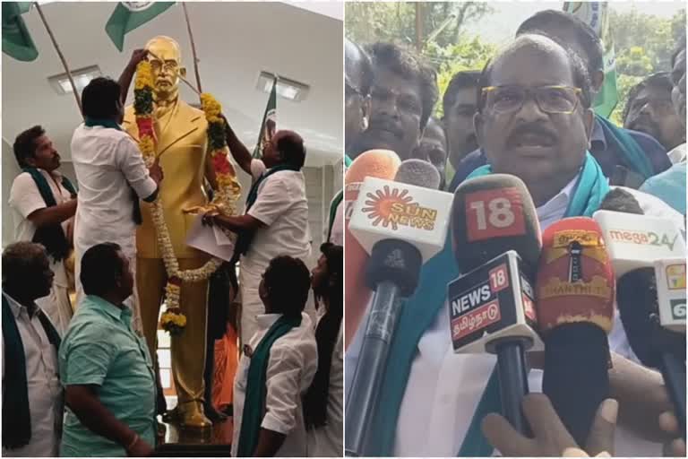 tamilnadu farmers union protest in mullapperiyar issue  farmers march from tamilnadu to kerala  advocate rasal joy spreading fake news about mullapperiyar  മുല്ലപ്പെരിയാർ അണക്കെട്ടിലെ ജലനിരപ്പ്  തമിഴ്‌നാട് കർഷക യൂണിയൻ പ്രതിഷേധം