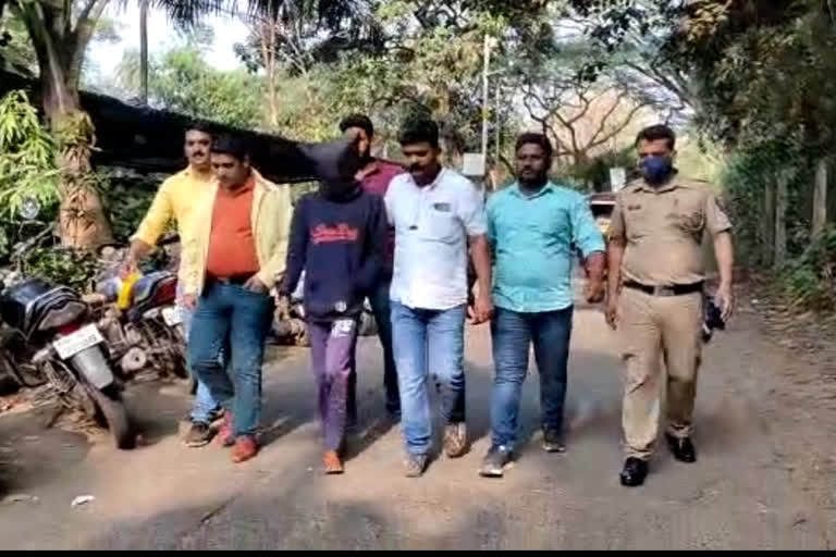 Aarey police arrested a young man