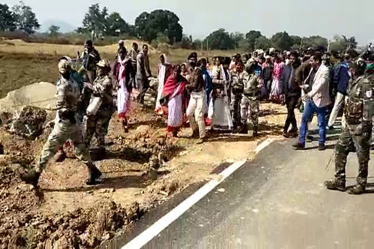 Eklavya residential school construction dispute in ranchi