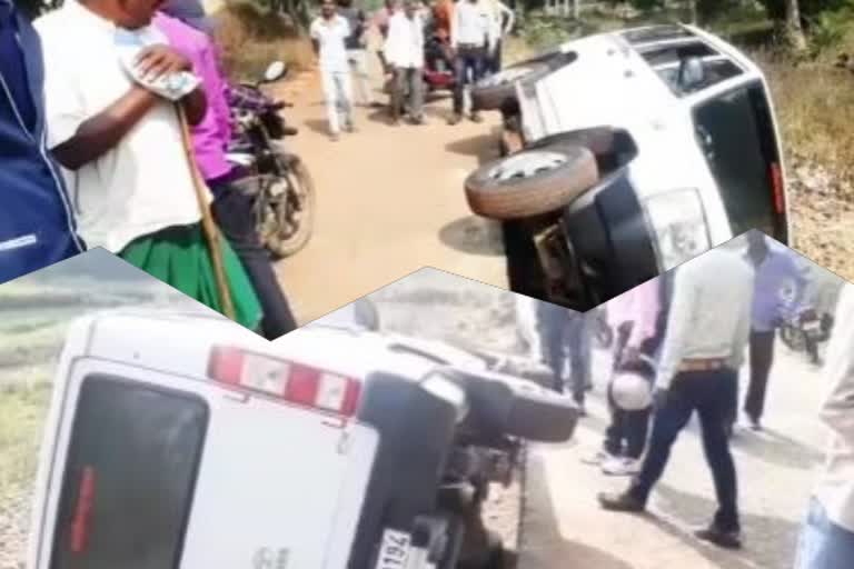 Joint Collector vehicle fell under the bridge in Kawardha