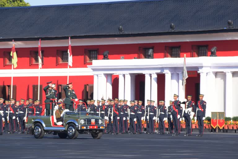 Passing out parade of IMA