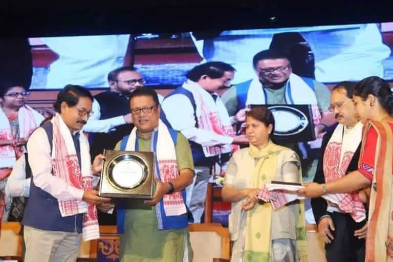 Assam government felicitated literary pensioner