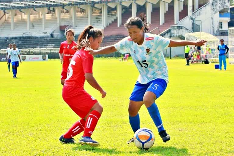 Senior Women National Football Championship  NFC  Mizoram  Railways  Senior Women NFC  Sports News  सीनियर महिला राष्ट्रीय फुटबॉल चैंपियनशिप  मणिपुर  पेनल्टी शूट आउट  ओडिशा