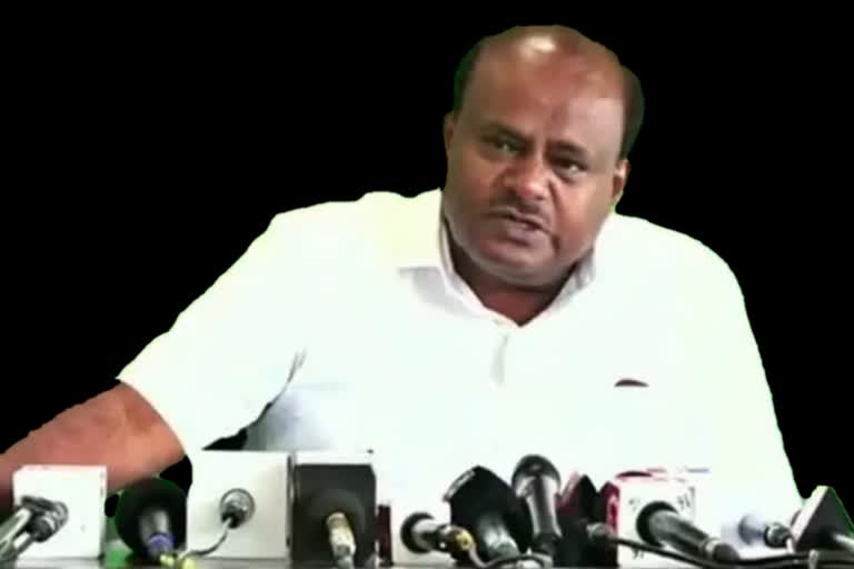 H D Kumaraswamy outrage against Siddaramaiah