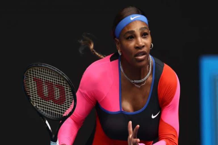 Serena williams suspected of playing at Australian Open