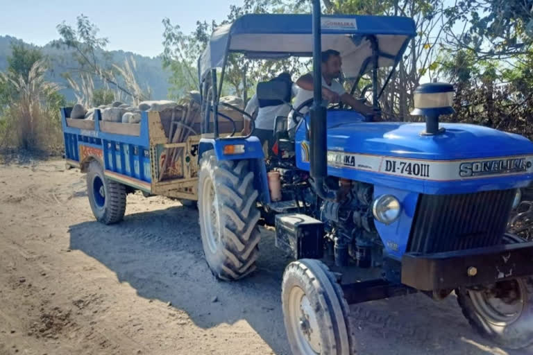 Illegal mining in paonta sahib