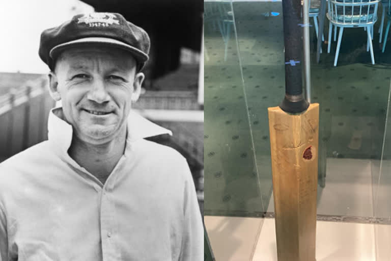 bradman bat auction