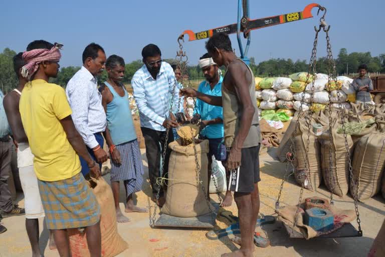 bastar paddy procurement center