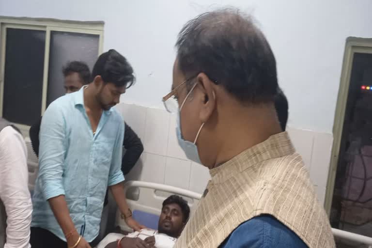 Mamita Murder Case: state BJP chief visits capital hospital to meet injured BJYM workers after Face Off  with Police