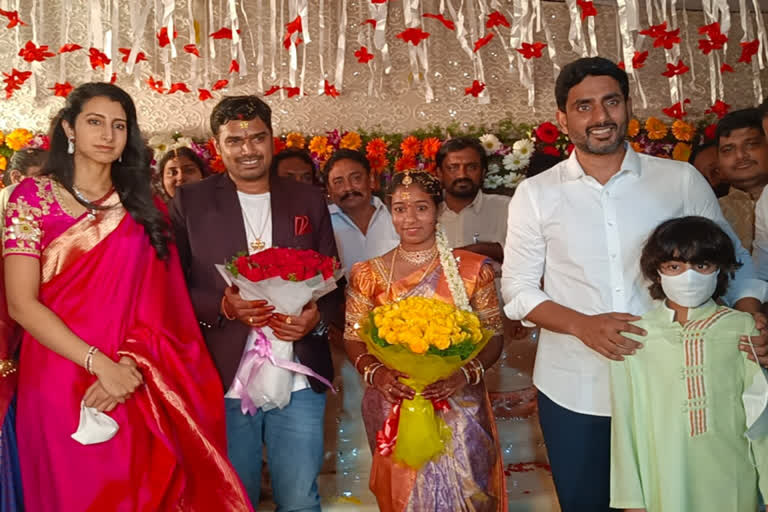 nara lokesh couple