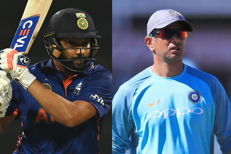 Rohit Sharma on Rahul Dravid, Rohit sharma latest news, ద్రవిడ్​పై రోహిత్ ప్రశంసలు, రోహిత్ శర్మ లేటెస్ట్ న్యూస్