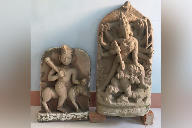 Sculptures found in Malda