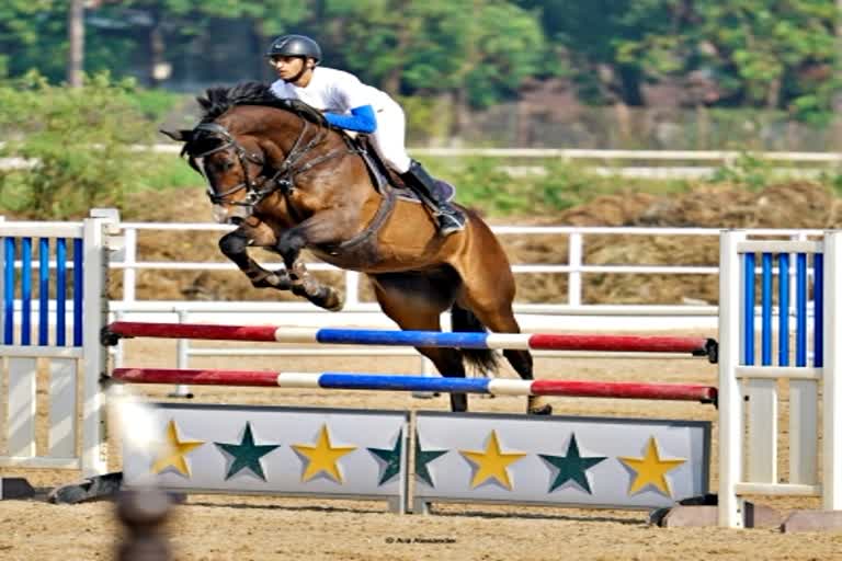 asian games 2022  Horse riding trials  Mumbai  एशियाई गेम 2022  घुड़सवारी ट्रायल  2022 हांग्जो एशियाई खेल  खेल समाचार  भारतीय घुड़सवारी महासंघ  ईएफआई  2022 Hangzhou Asian Games  Sports News  Equestrian Federation of India  EFI