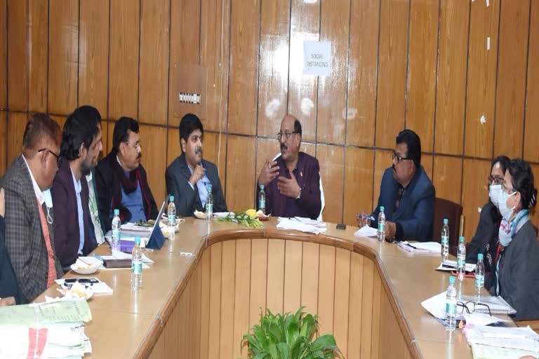 Minister Subodh Uniyal reviewed