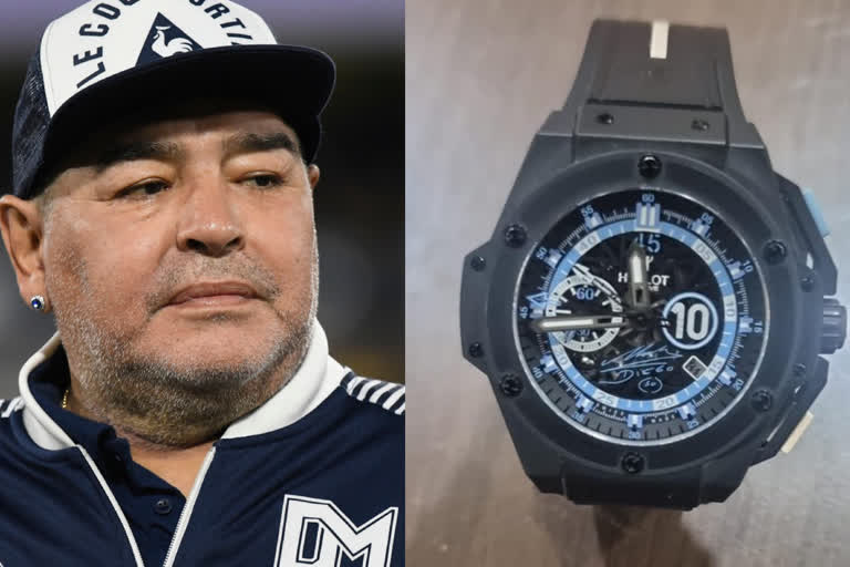 stolen watch of diego maradona recovered from assam one person arrest