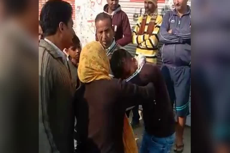 thief beating Viral Video, Alwar news
