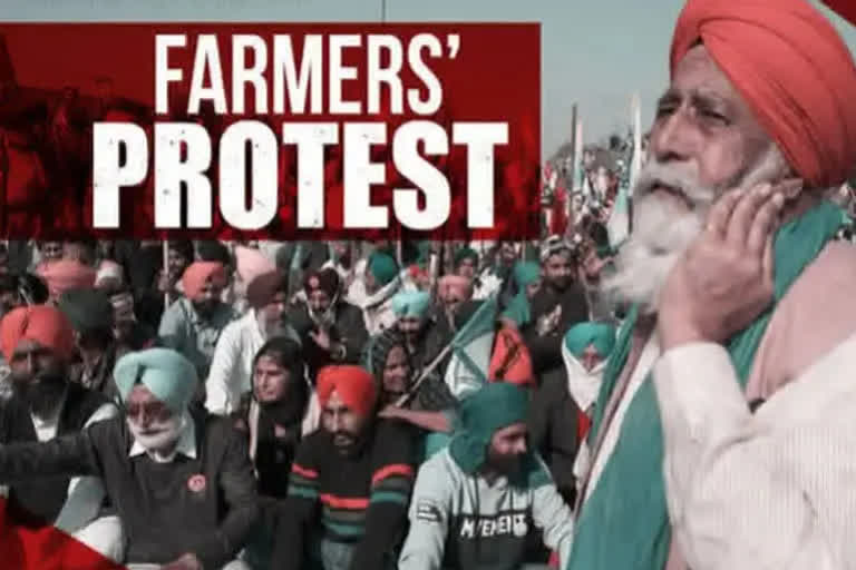 Farmers protest