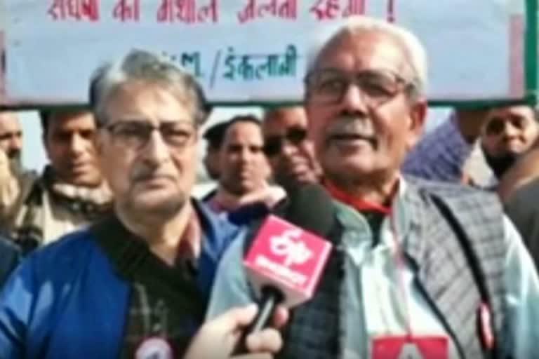 SKM leader Puran Sharma   (Photo: ETV Bharat)