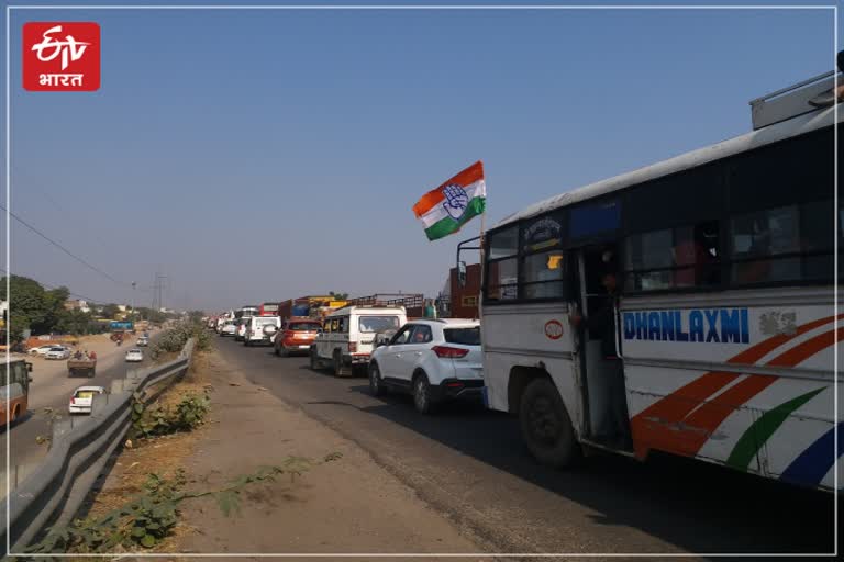 traffic jam in jaipur