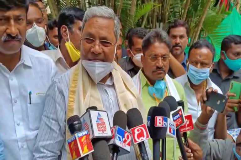 siddaramaiah comments against JDS