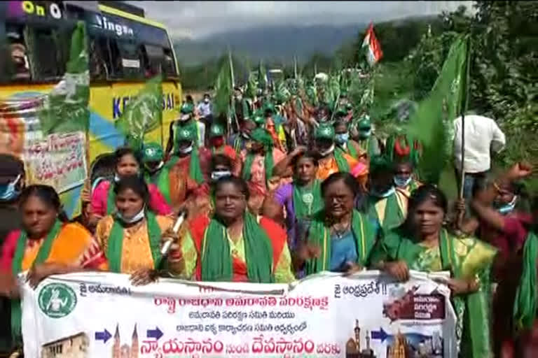 Amaravati Padayatra, అమరావతి పాదయాత్ర