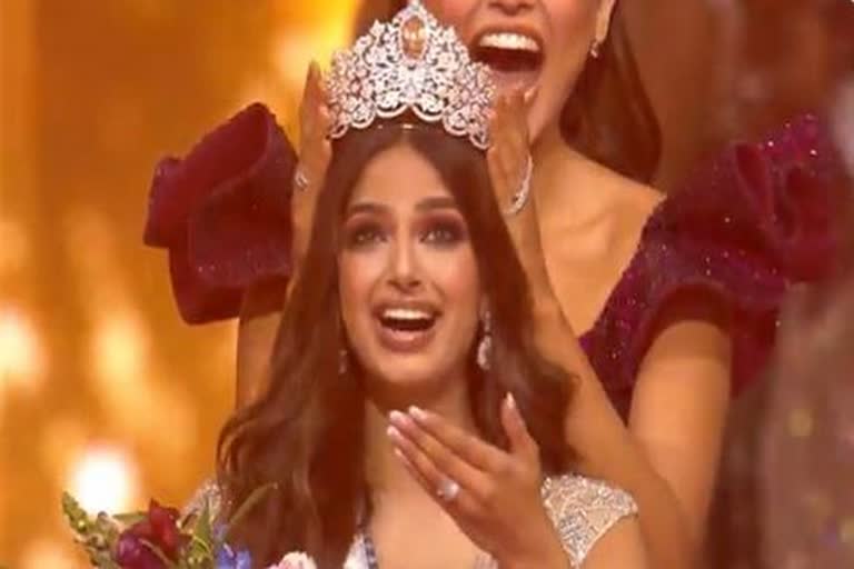 India's Harnaaz Sandhu crowned Miss Universe 2021