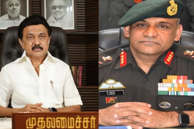 தஷிண் பாரத், Dakshin Bharat, Commanding Lieutenant Arun thank cm stalin, தஷிண பாரத் ஜெனரல் கமாண்டிங் லெப்டிணட் அருண் கடிதம்