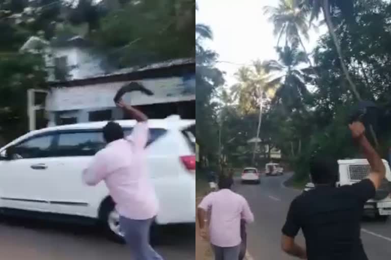 മുഖ്യമന്ത്രി കരിങ്കൊടി  മുഖ്യമന്ത്രി യൂത്ത് കോണ്‍ഗ്രസ് കരിങ്കൊടി പ്രതിഷേധം  youth congress black flag protest against kerala cm  pinarayi vijayan youth congress protest  വിസി നിയമനം മുഖ്യമന്ത്രി പ്രതിഷേധം