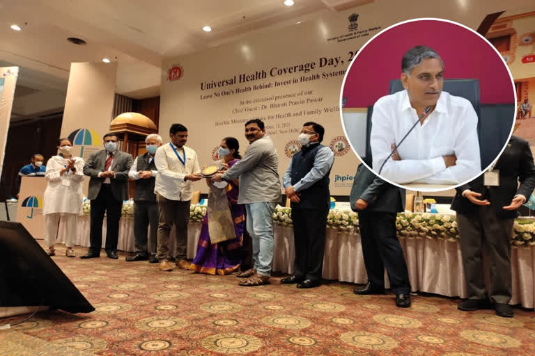 Harish rao on Health:  హెల్త్​ ఛాంపియన్​గా తెలంగాణ అవతరించింది: మంత్రి హరీశ్​ రావు