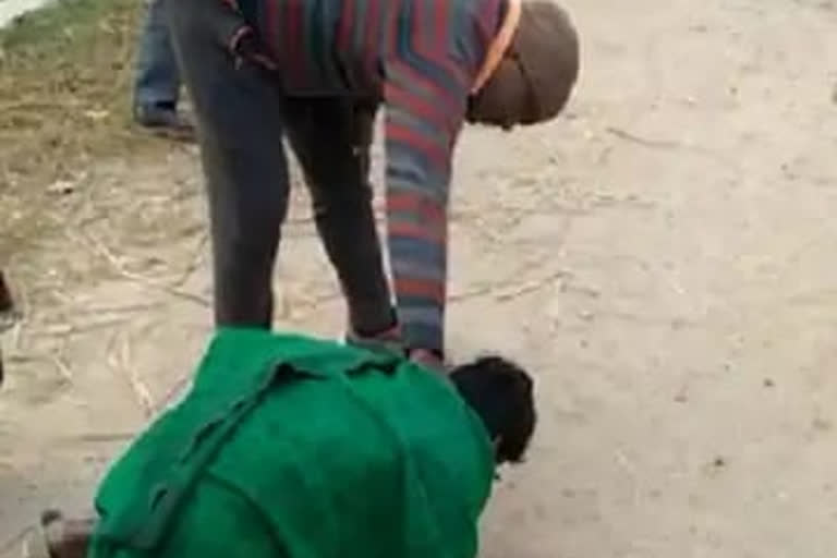 Defeated panchayat poll candidate in Bihar, make a man to Do Sit-Ups, Lick Spit