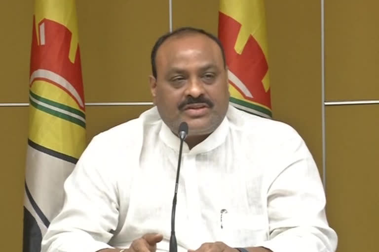 atchannaidu comments on ysrcp government