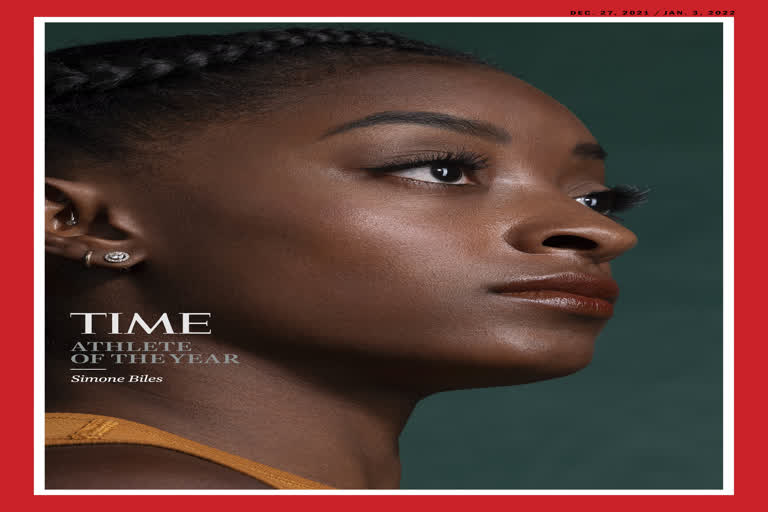 Simone biles Time Magazine's Best Athlete of the Year