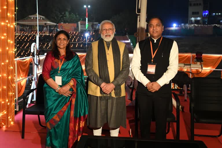 jairam meet pm modi in varanasi